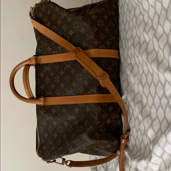 Louis Vuitton keepall 50 with strap. Authentic. - Picture 2 of 4